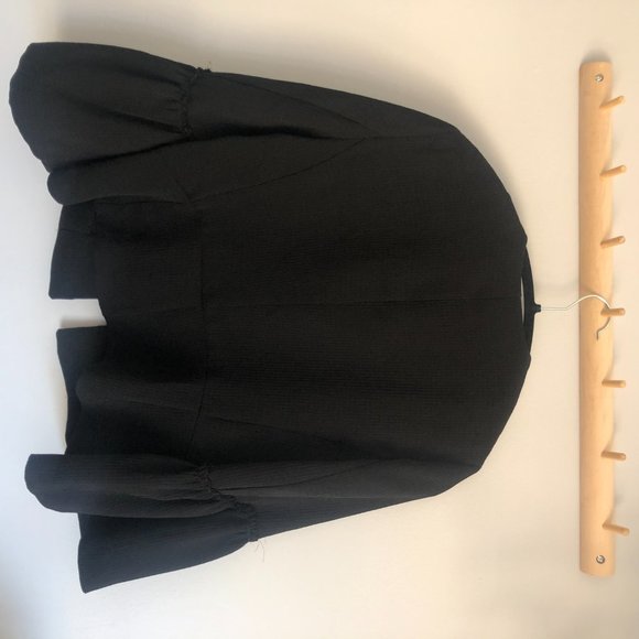 Zara Cropped 3/4 Blazer - Picture 4 of 5